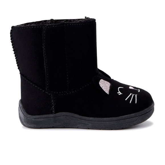 New with Tags Wonder Nation Black Baby Boots - Picture 6 of 7